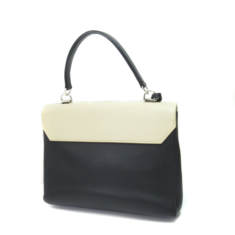 Louis Vuitton Leather Lockme Handbag Black